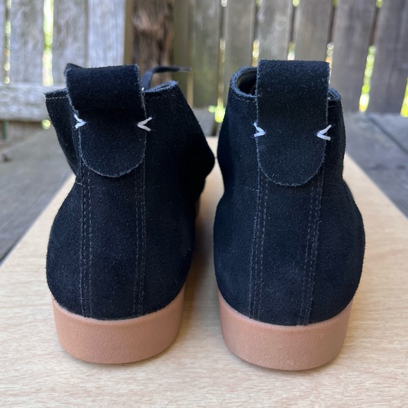 Everlane Wm’s Moc-Toe Boot In Black Suede Sz 11 - Picture 5 of 14